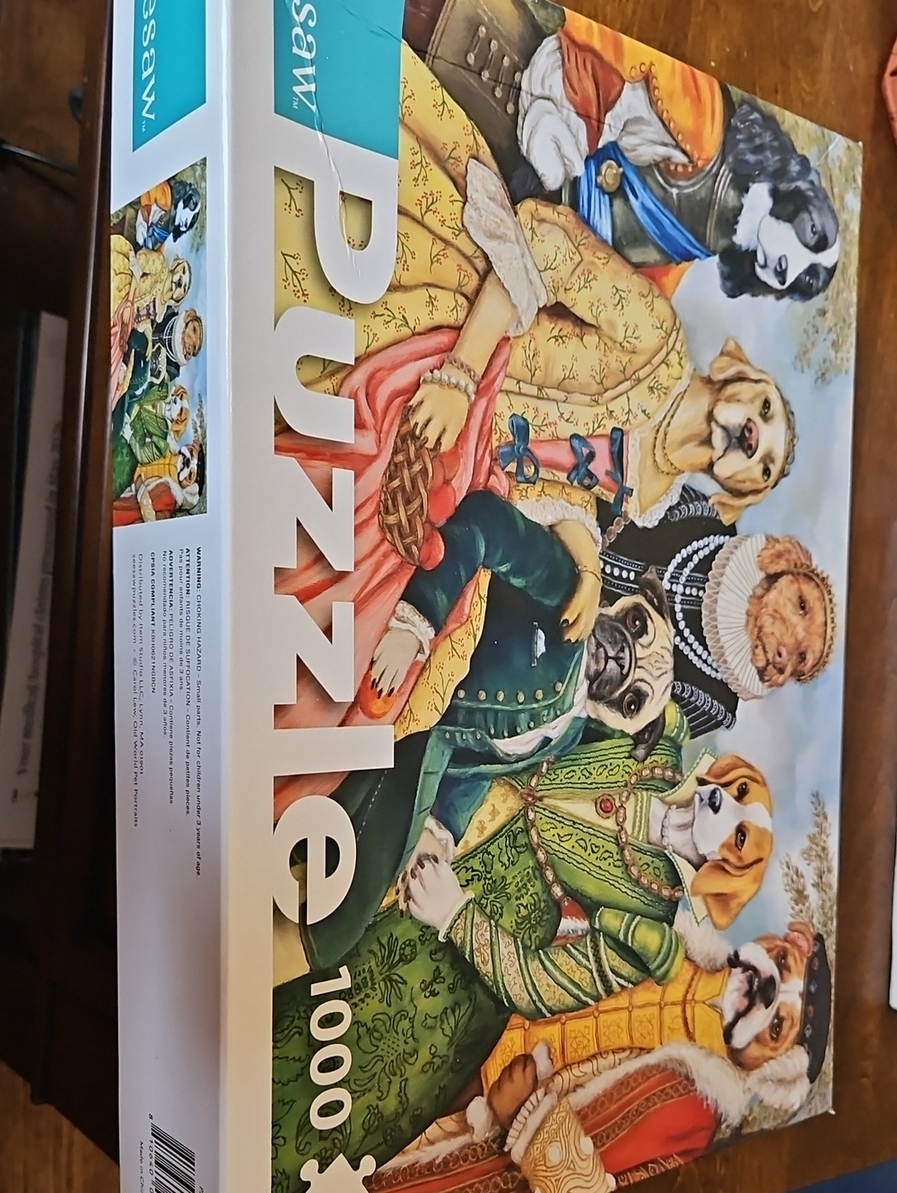 Puzzle 1000-Piece - Regal Dogs Art Jigsaw (Multicolor)